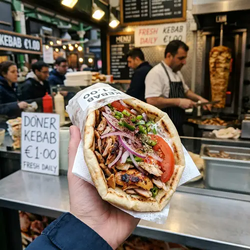 Budget-Friendly 1 Euro Kebab with Fresh Ingredients | Best Kebab