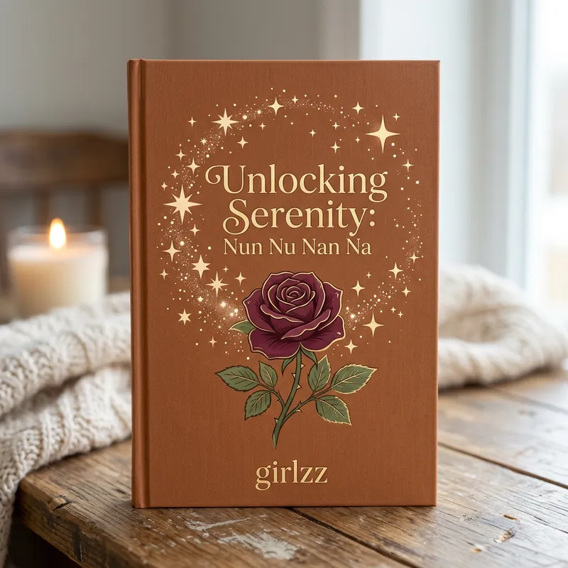 Unlocking Serenity: Nun Nu Nan Na - Cinnamon Cover with Rose and Stars