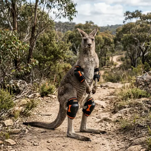 Kangaroo with Impact Protection Gear