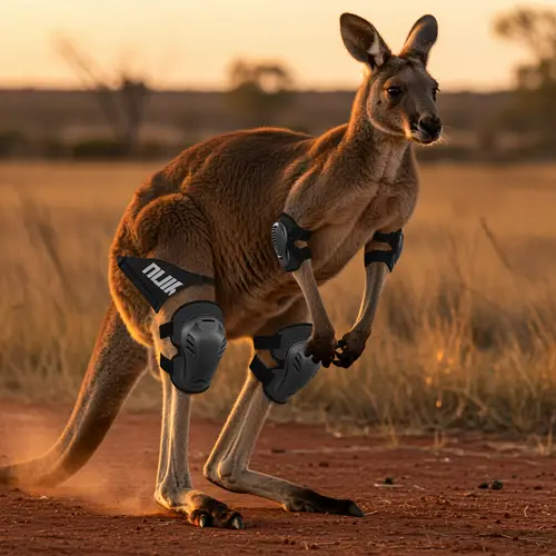 Kangaroo with Impact Protection Gear