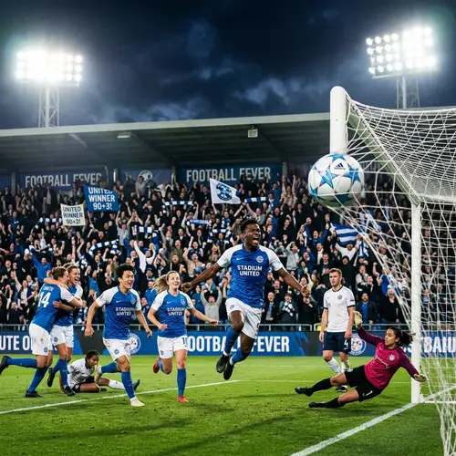 Diverse Last-Minute Football Game Winner Photo