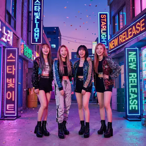 Meet the 4 Member Kpop Girl Group