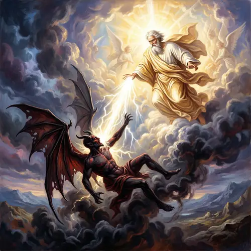 God Conquers the Devil: A Divine Showdown