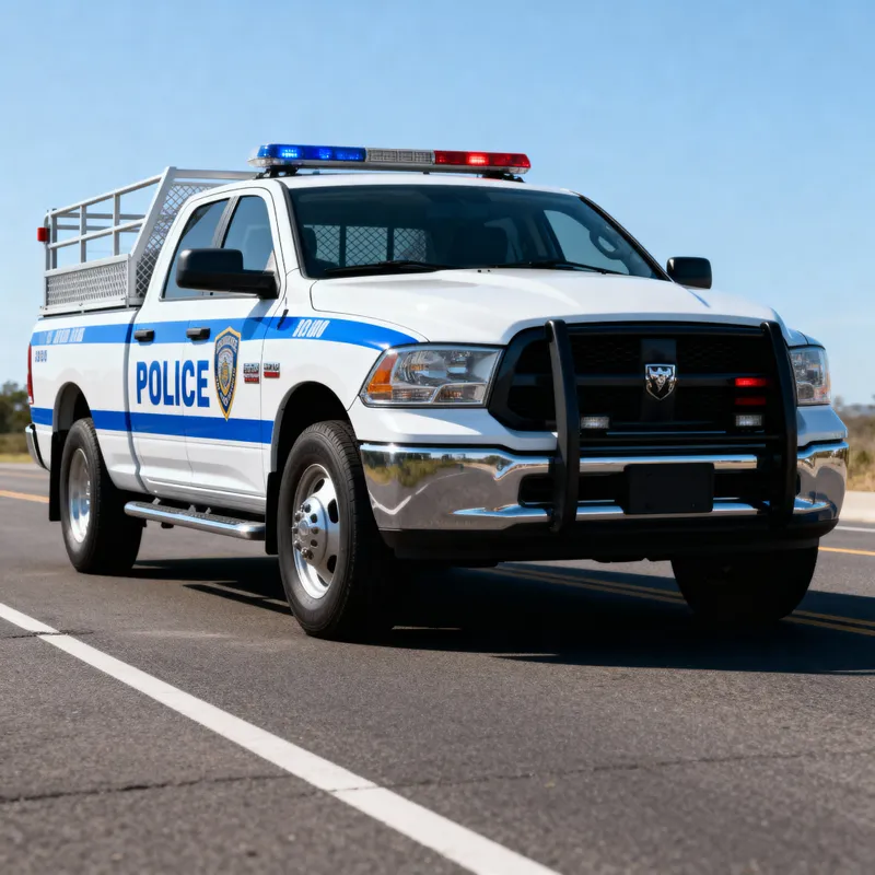 Police Pickup Truck - Durable & Reliable