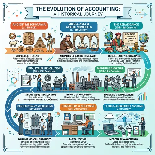 The Evolution of Accounting: A Comprehensive Infographic