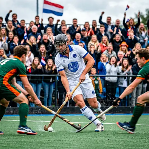 Legendary Field Hockey Player: Triumphs in Action