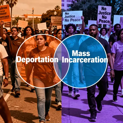 Deportation vs Mass Incarceration: A Venn Diagram Meme