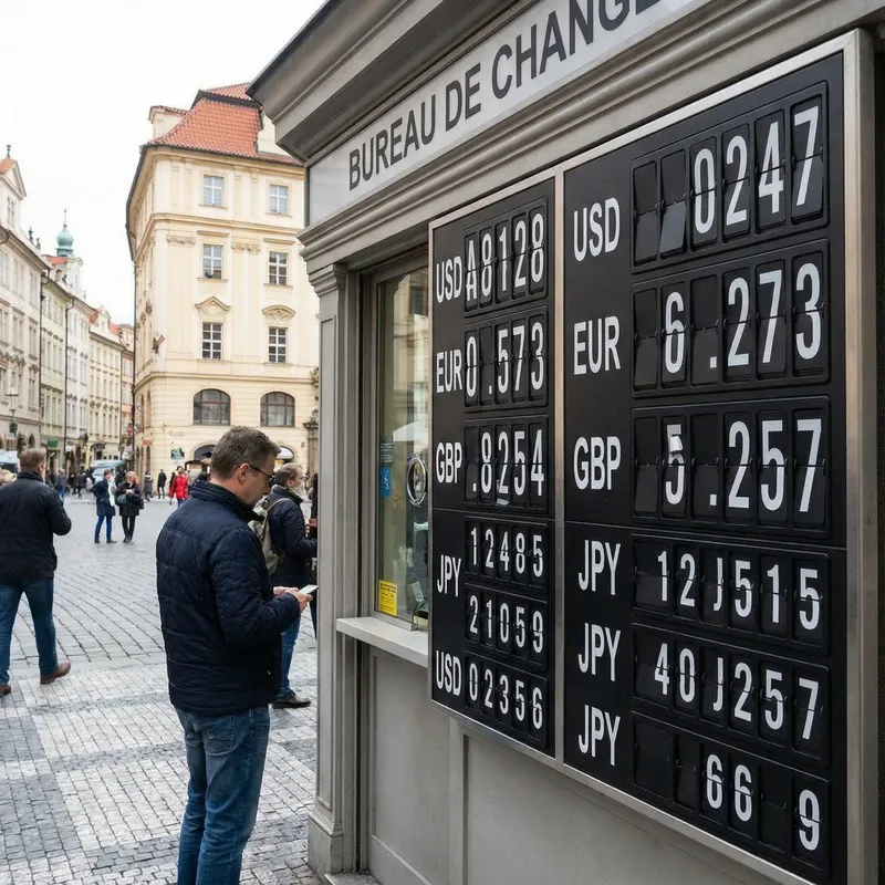 Flipping Currency Exchange Boards