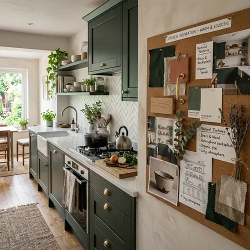 Realistic Kitchen and Moodboard Design