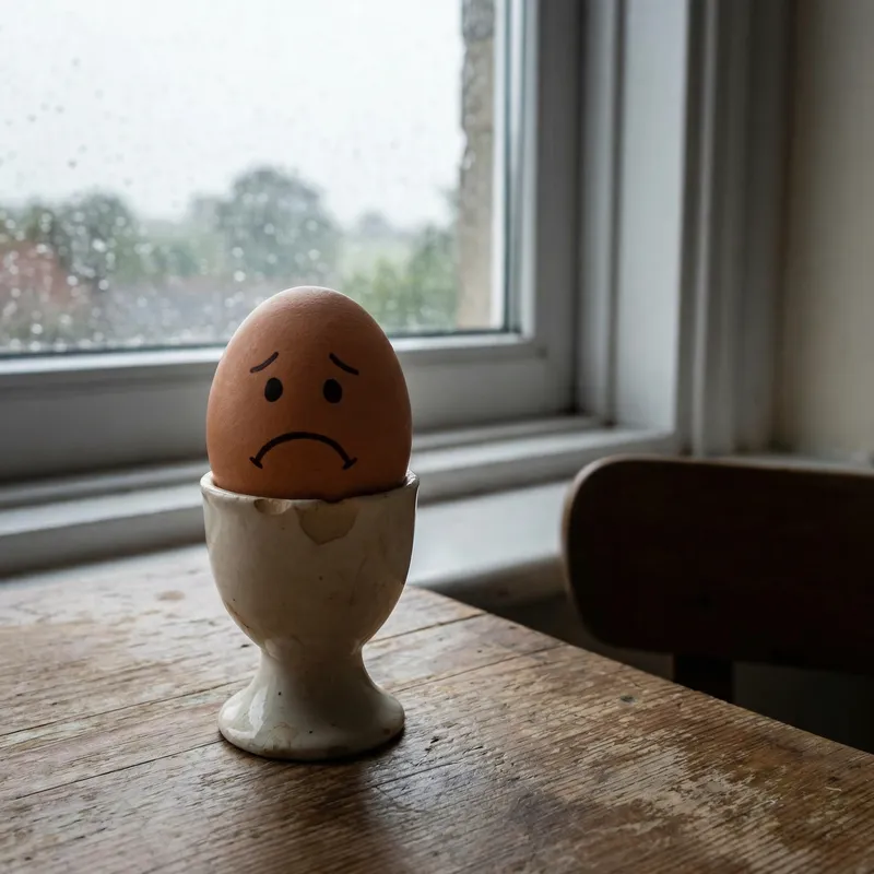 Sad Egg - Expressive Image