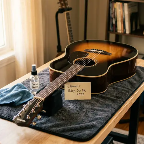 Freshly Cleaned Guitar For Sale | Guitar Cleaning Services