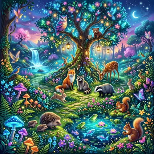 Whimsical Animal Garden | Capturing Nature's Beauty