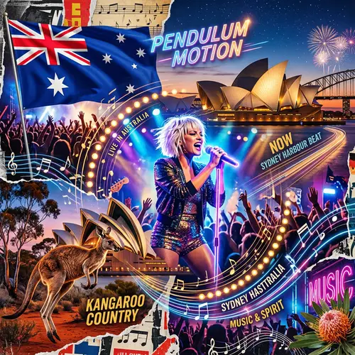 Australian Flag Kangaroo Sydney's Theater Collage