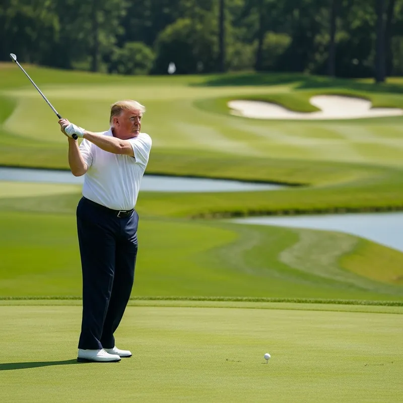 Trump Golfing: The Presidential Game
