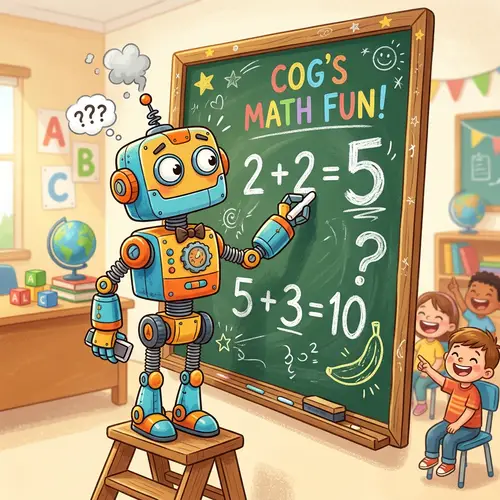 Funny Robot Fails at Math - Educational Fun
