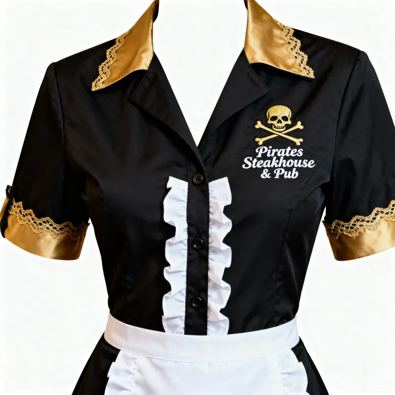 Pirate-Themed Waitress Uniform - Pirates Steakhouse