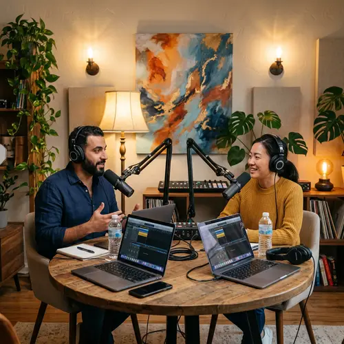 Multicultural Podcast Recording Session | Engaging Conversation