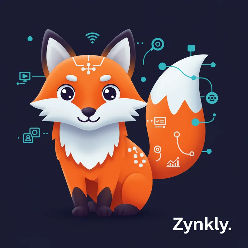 Meet Zynkly's Friendly Fox Mascot