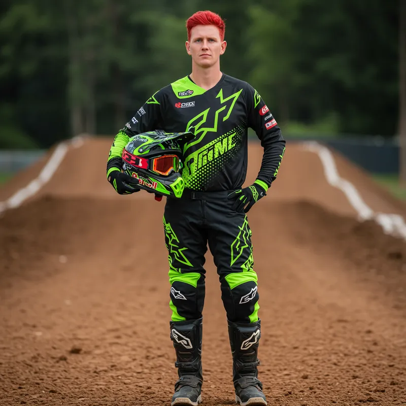 Dirt Bike Gear for Red-Haired Riders