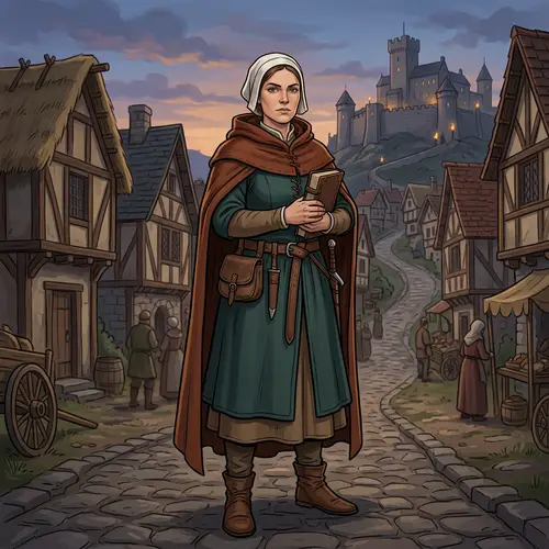 Medieval Style Human Character for 2D Video Game