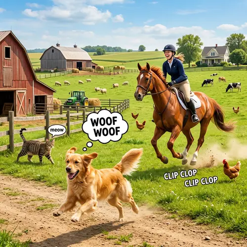 Ali Baba's Farm: Joyful Frolic of Animals