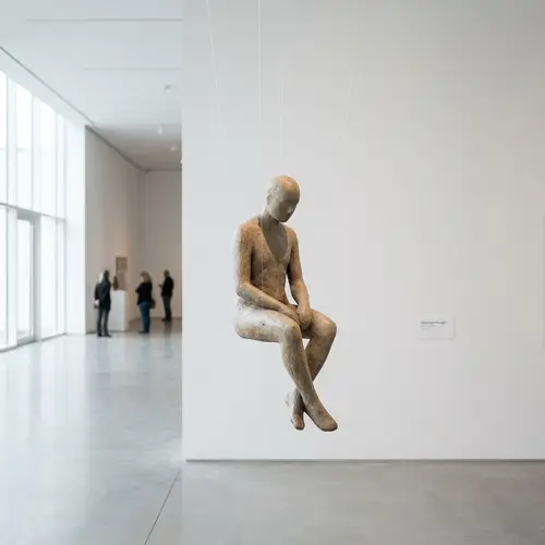 Minimalistic Human Sculpture for Introspection