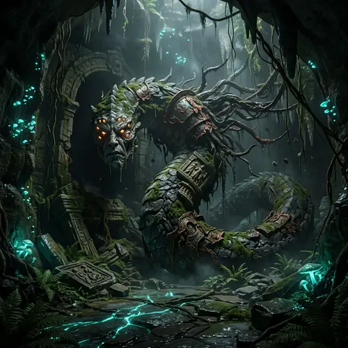 Ancient Beast of the Jungle Sinkhole