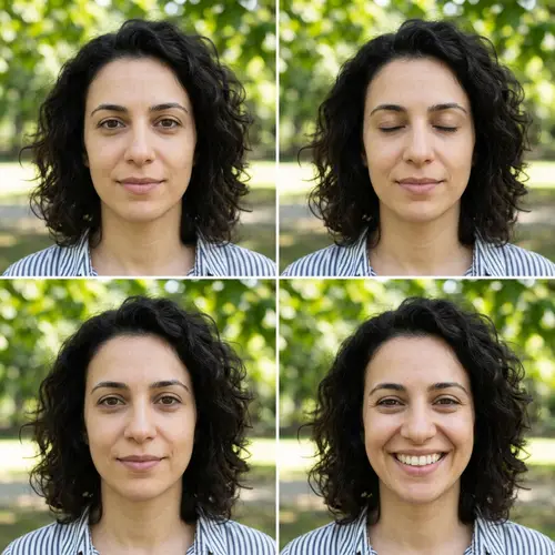 Blink and Smile: Captivating Moments