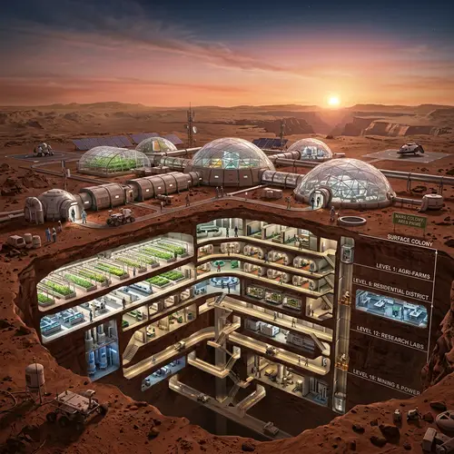 Futuristic Mars Colonies: A New Dawn