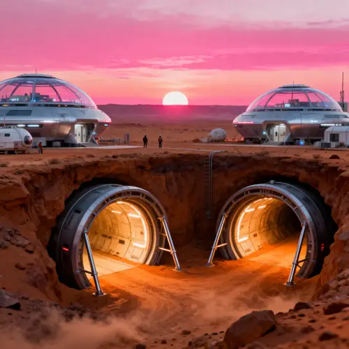 Futuristic Mars Colonies: A New Dawn