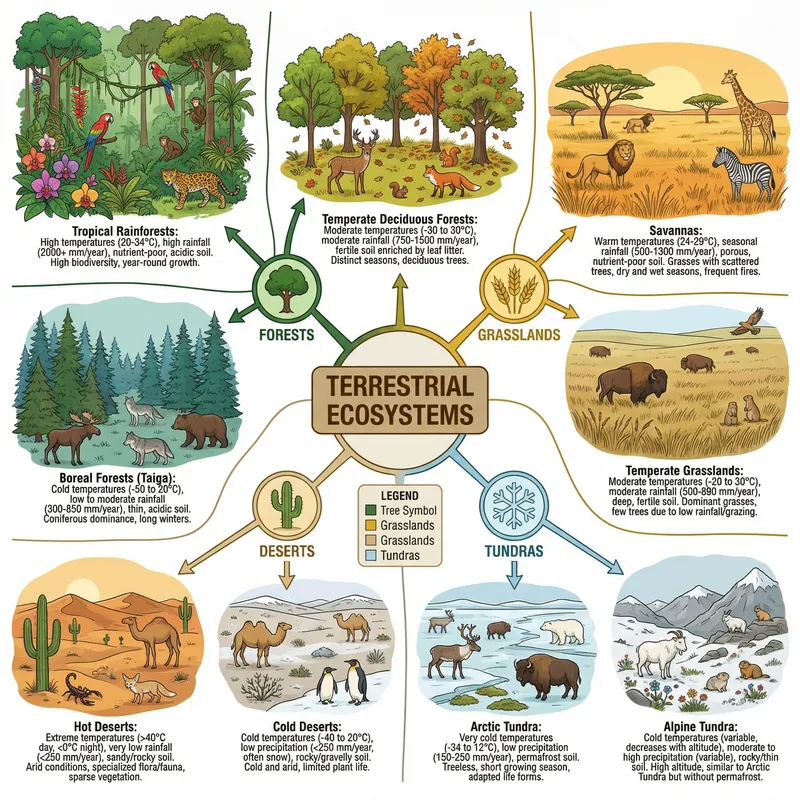 Detailed Conceptual Map of Terrestrial Ecosystem Types Detailed Conceptual Map of Terrestrial Ecosystem Types