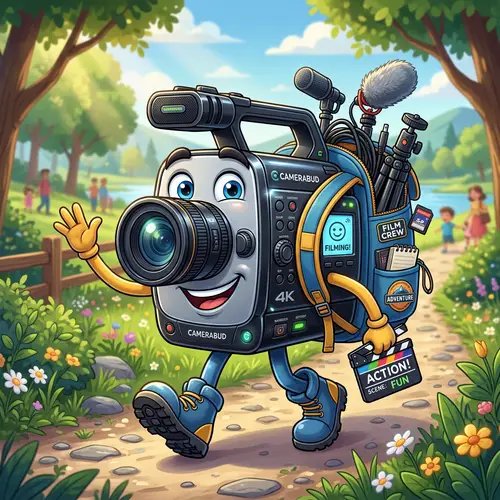 Happy Cartoon Digital Video Camera with Accessories