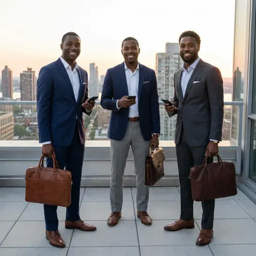 Handsome Wealthy Black Men - Style & Success