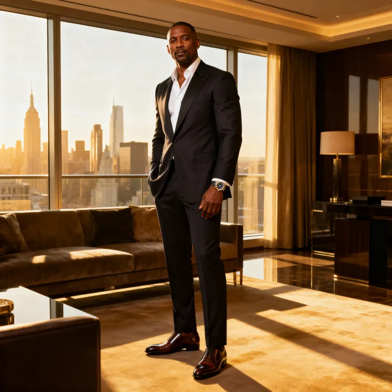 Handsome Wealthy Black Men: Style & Success