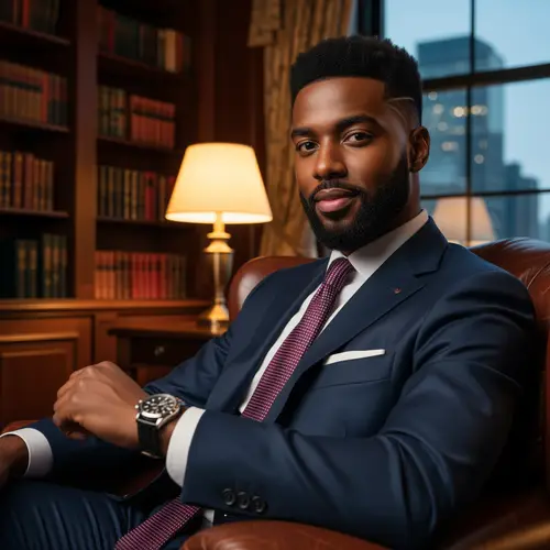 Handsome Wealthy Black Men - Style & Success