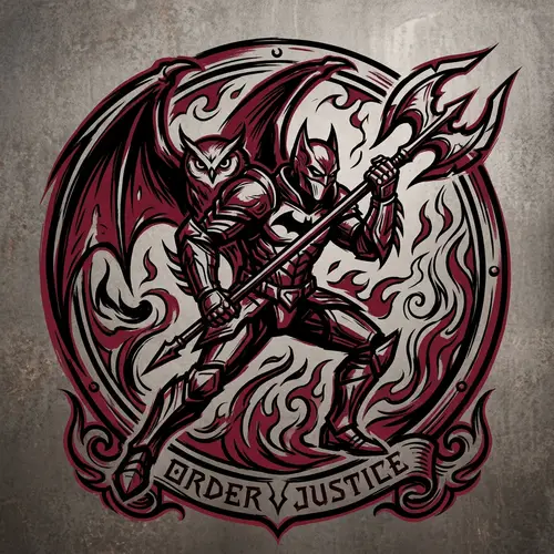 Nocturnal Vigilante Symbol - Powerful Warrior's Essence