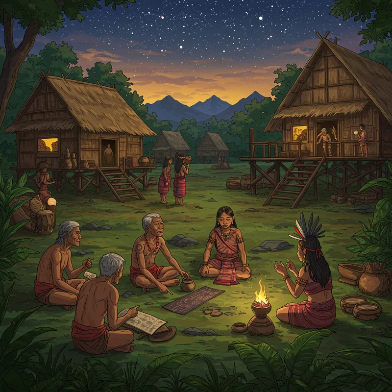 Community Organization in a Pre-Colonial Village