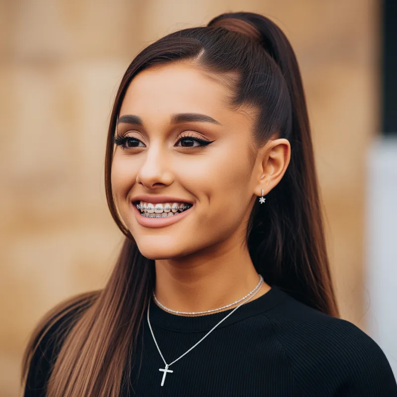 Ariana Grande with Braces: A Unique Look