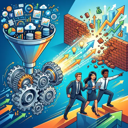 Data Analytics Breaking Barriers in Business | Illustration