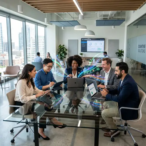 Efficient Collaboration in Modern Office Space | Digital Scene