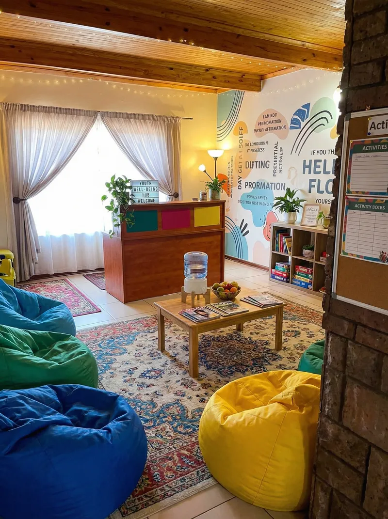 Youth Hub Reception Area Decoration Ideas