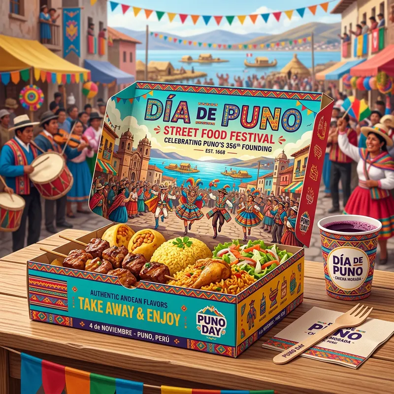 Street Food Packaging Design for Puno Day
