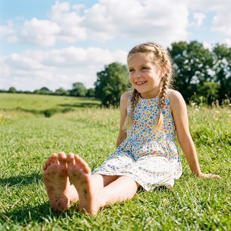 Bare Soles: A Joyful Afternoon in the Sun