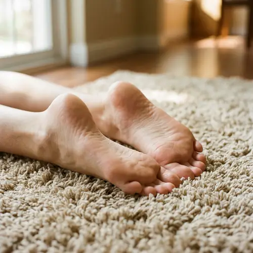 Bare Soles: Comfort on Plush Carpets