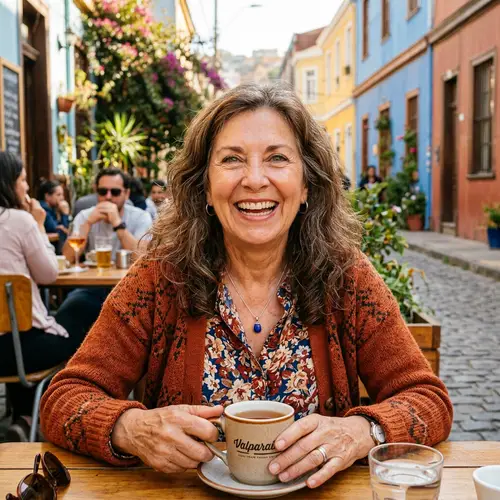 Attractive 75-Year-Old Chilean Woman Radiating Warmth