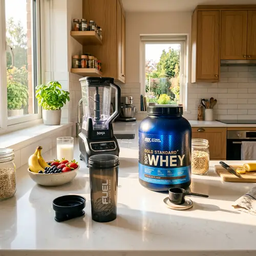 Whey Protein Jar - Premium Fitness Supplement