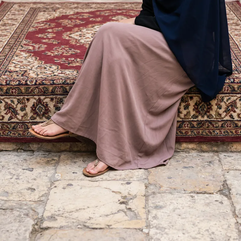 Arab Hijab Girl Feet - Elegance & Style