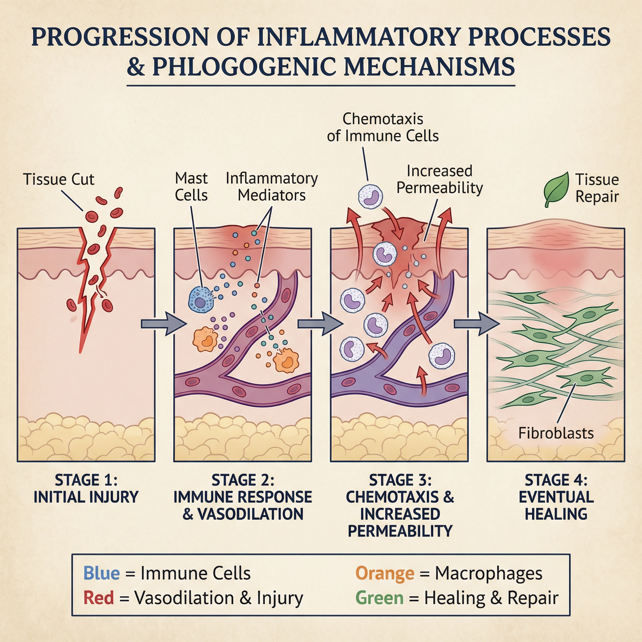 Systemic Inflammatory Process Inflammatory Response Diagram
