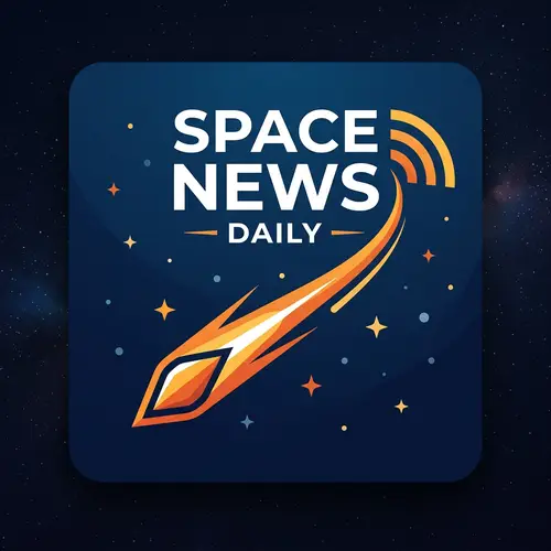Daily Space News Icon | Meteoric Aesthetic Design