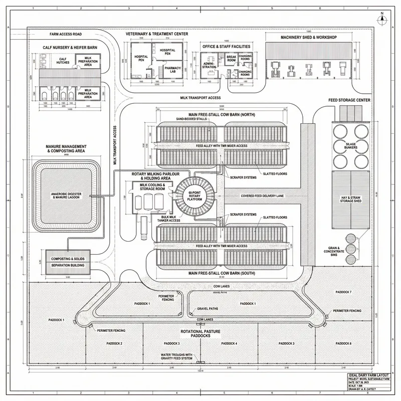 Ideal Dairy Farm Blueprint – Design Your Future Farm Ideal Dairy Farm Blueprint – Design Your Future Farm